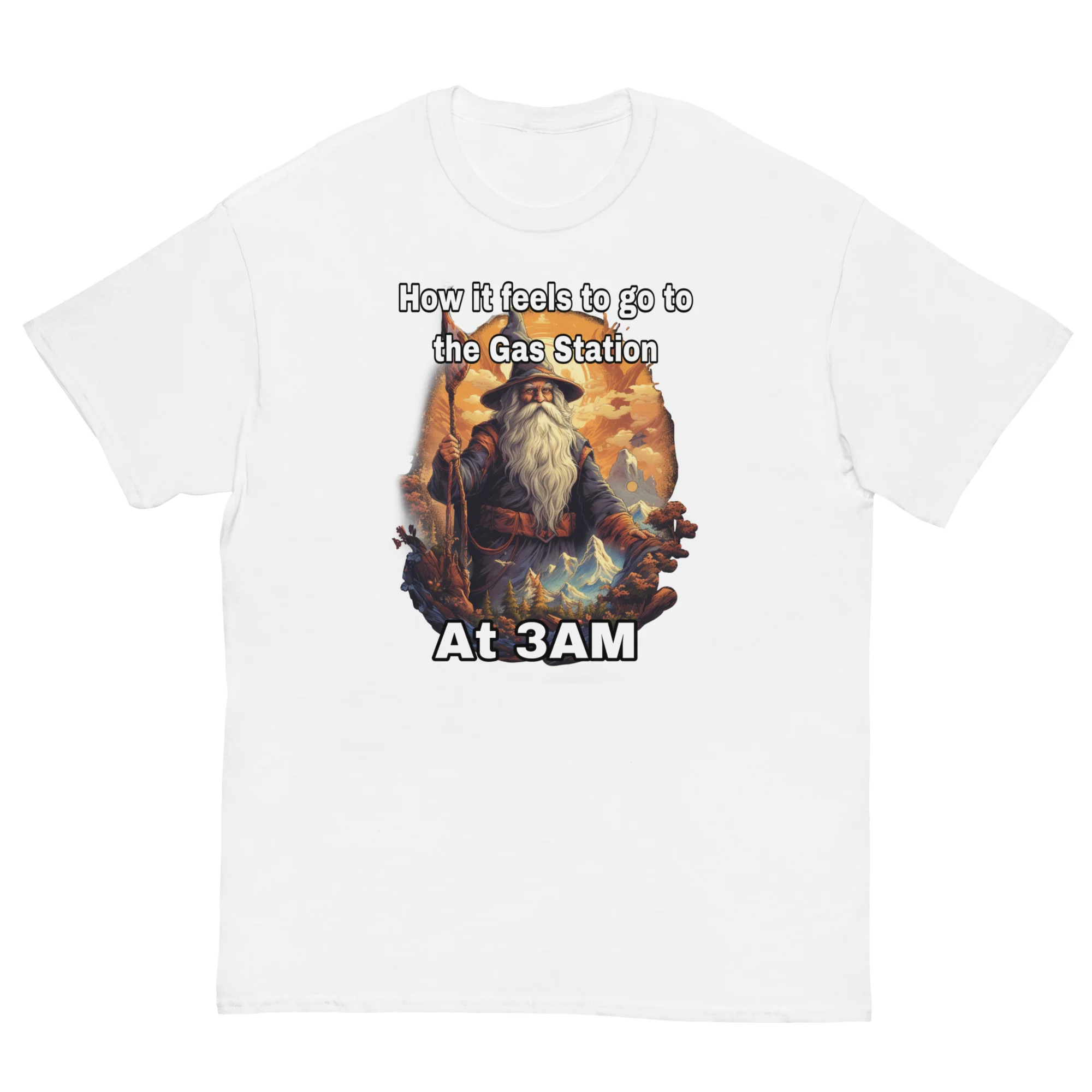 3AM Gas Station Wizard Tee - Image 7