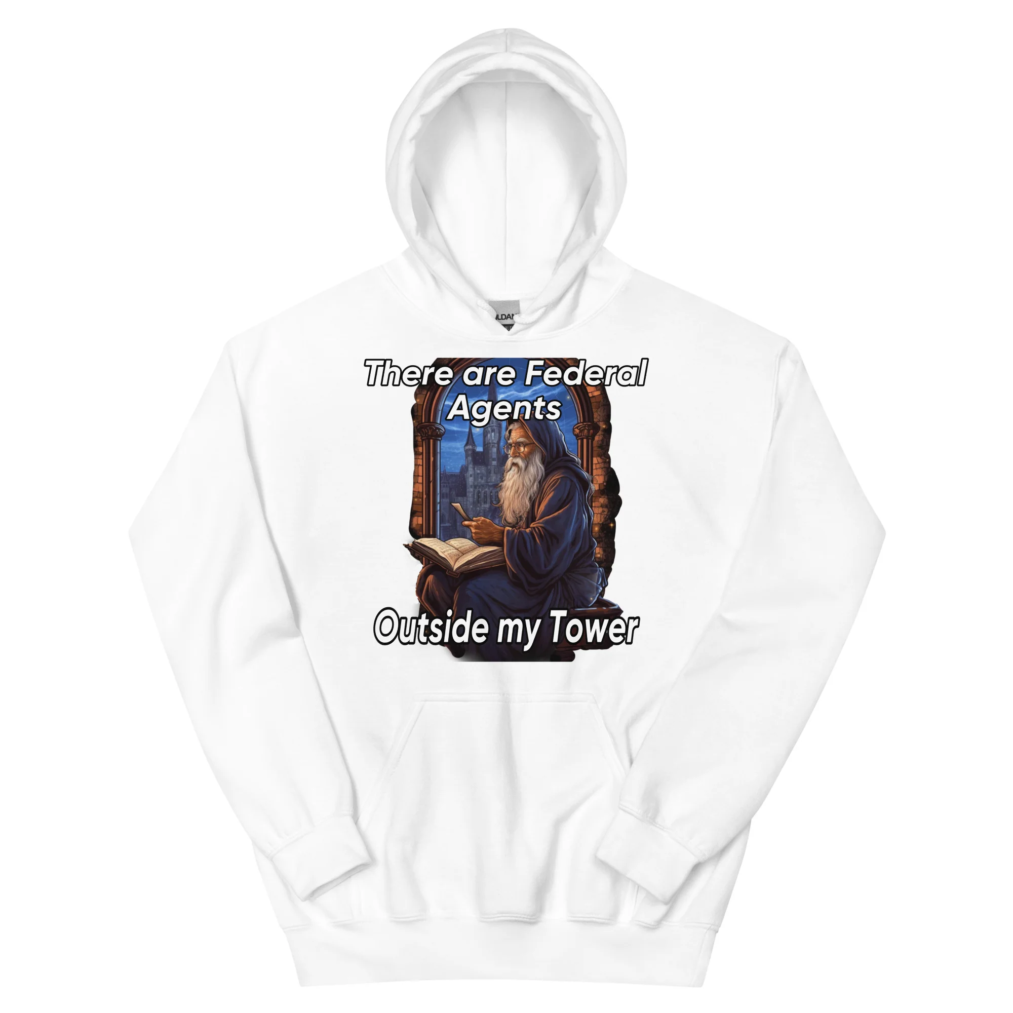 Federal agents outside my tower hoodie - Image 11