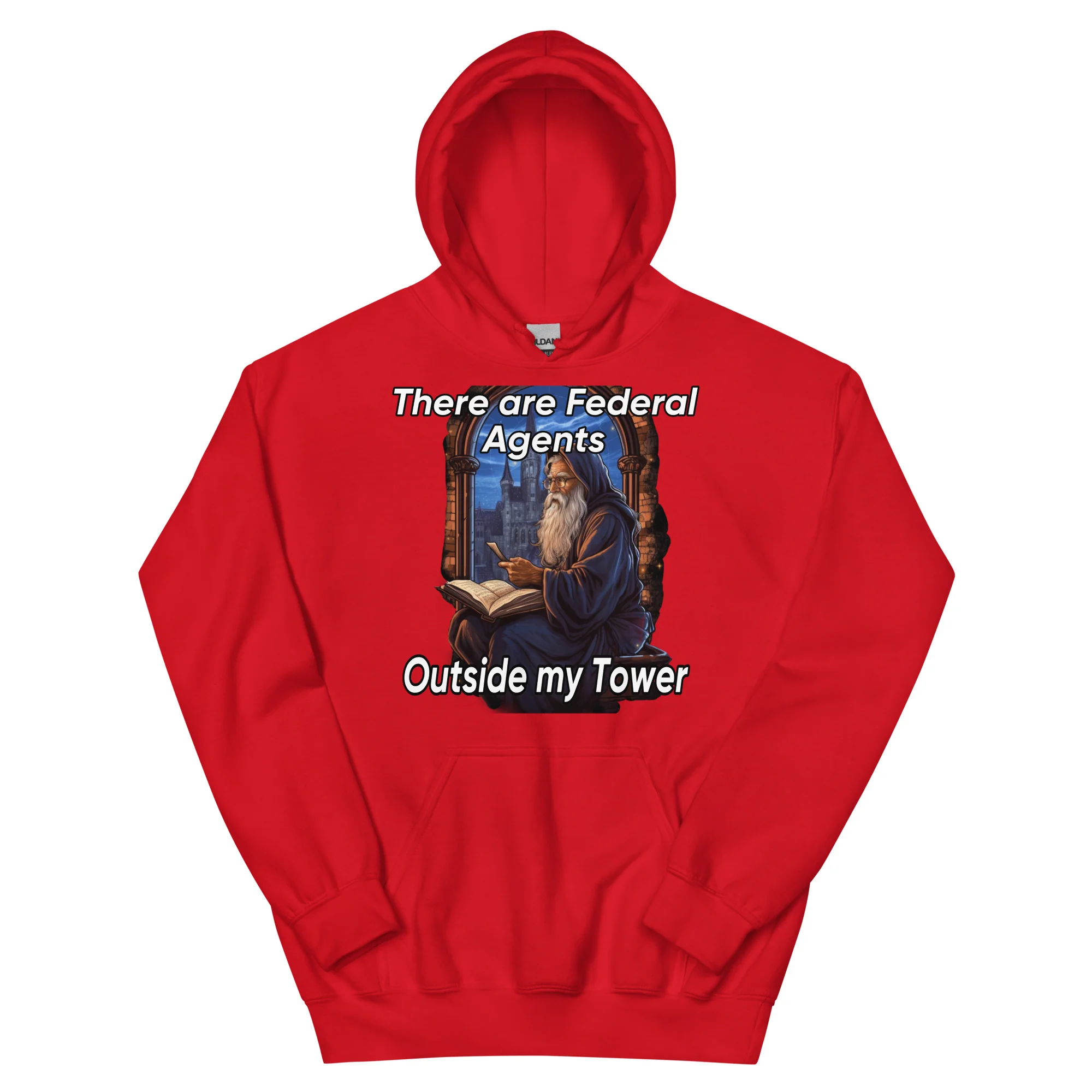 Federal agents outside my tower hoodie - Image 3