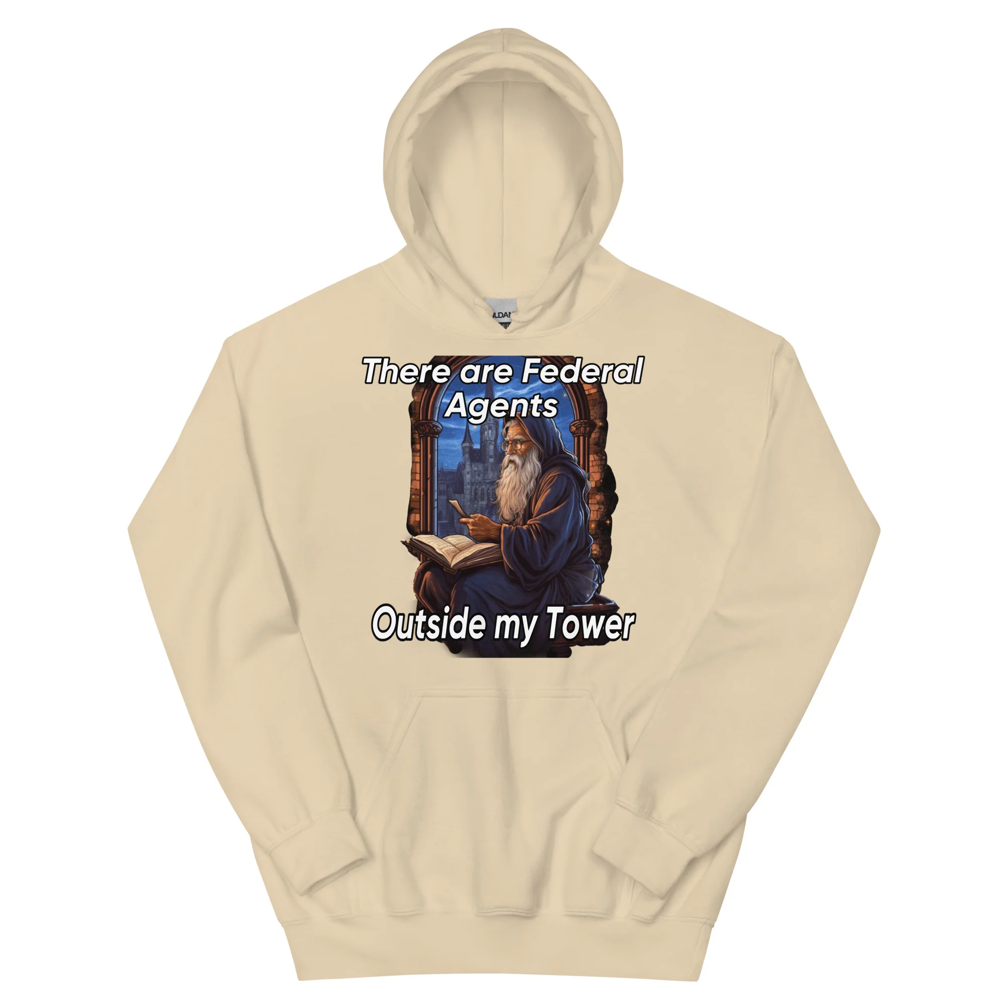Federal agents outside my tower hoodie - Image 9