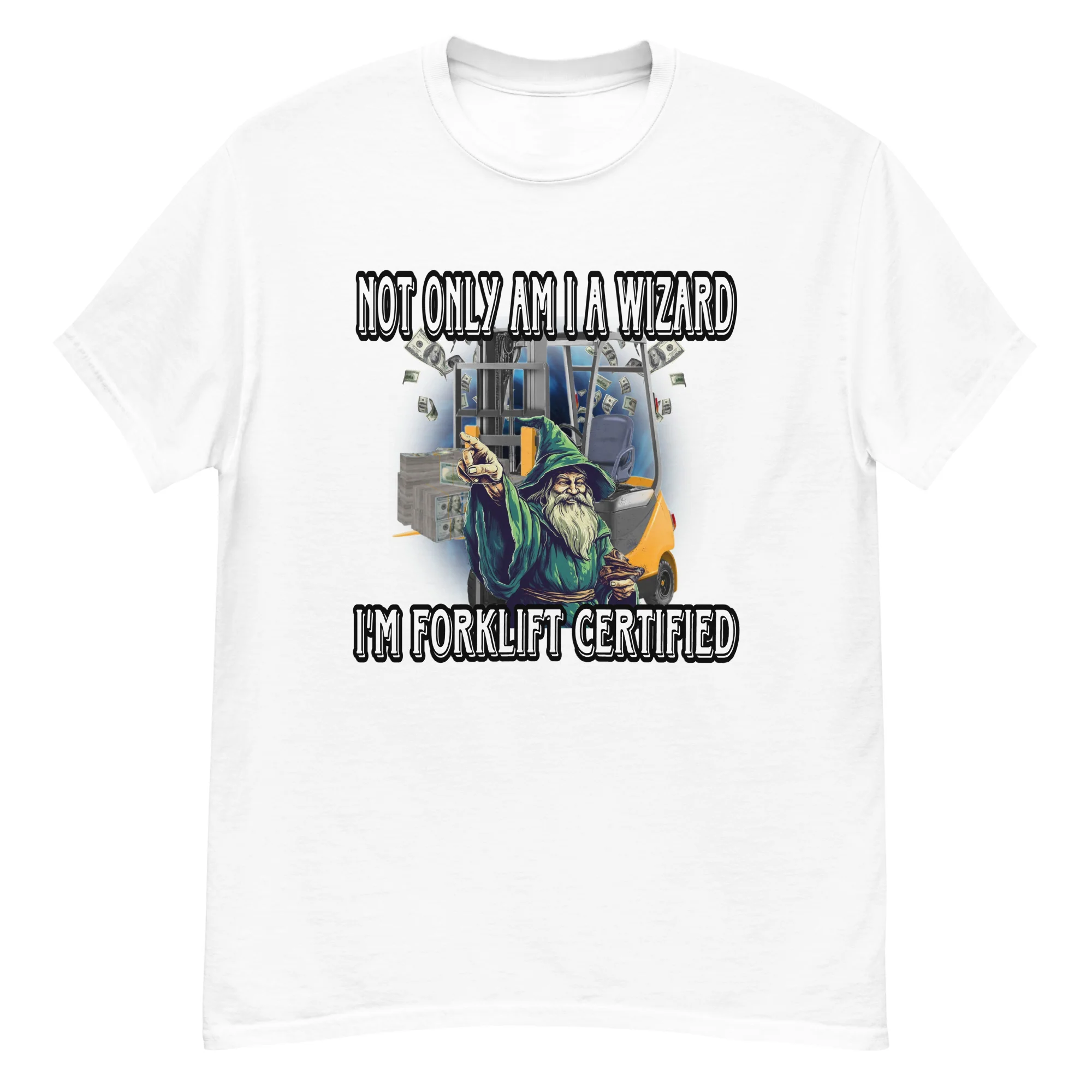 Forklift Certified Wizard Tee - Image 8