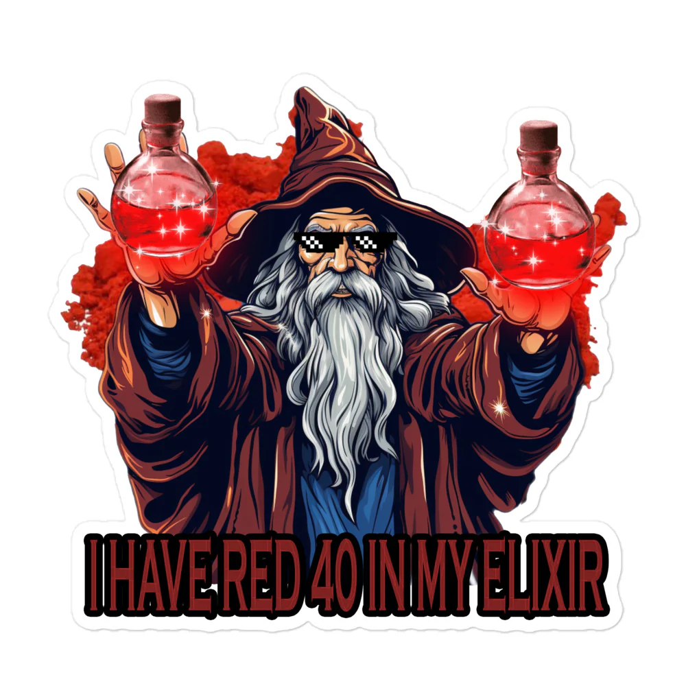 I have red 40 in my elixir sticker - Image 3