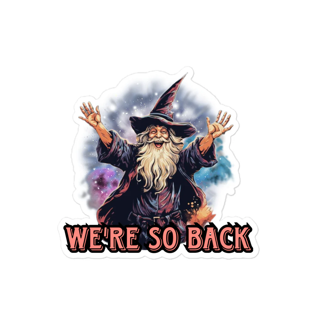 We're so back sticker - Image 2