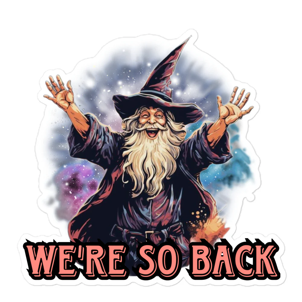 We're so back sticker - Image 3